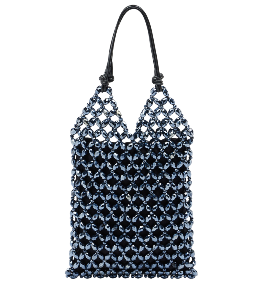 Bolso de mano con cuentas Karla de Staud
