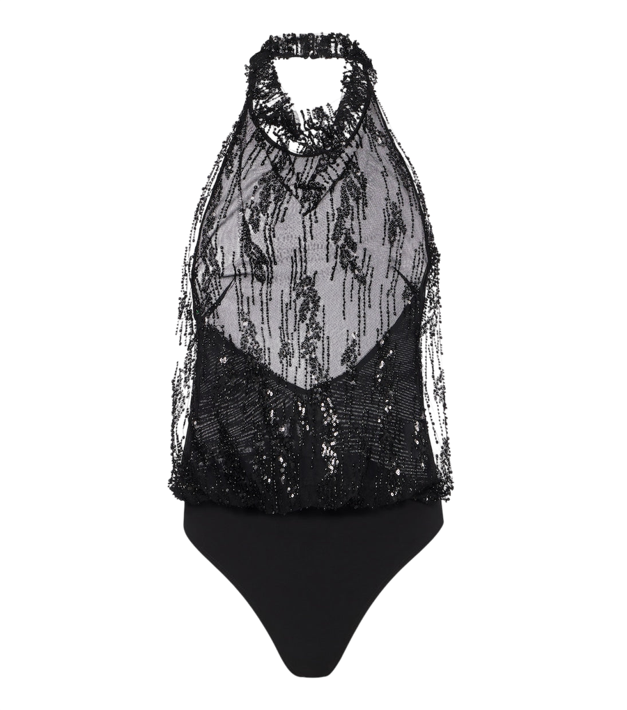 Body de cuello halter con adornos Monay de Staud