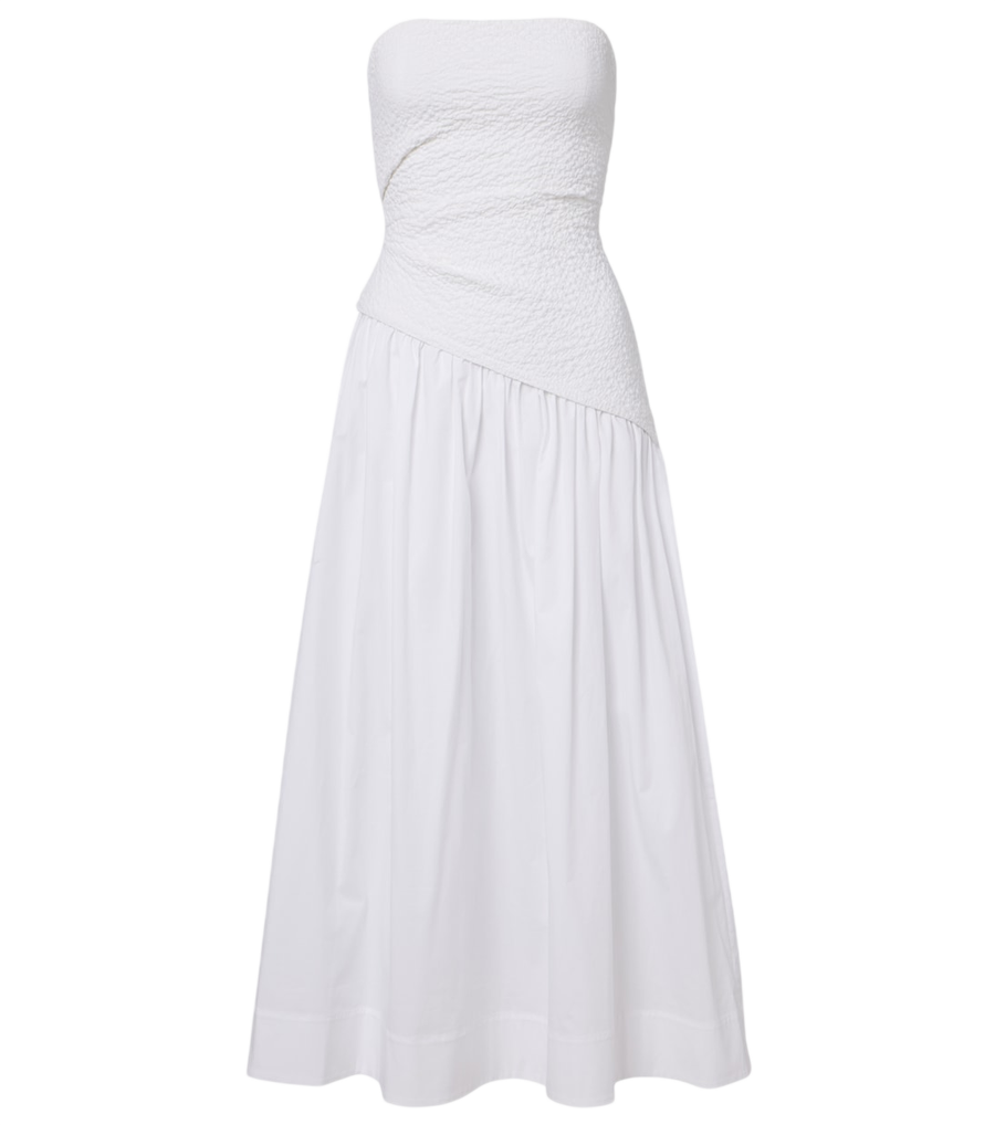 Staud Nia cotton midi dress