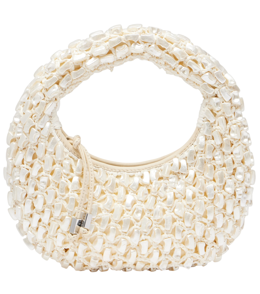 Sac porté épaule Staud Reef en crochet à ornements