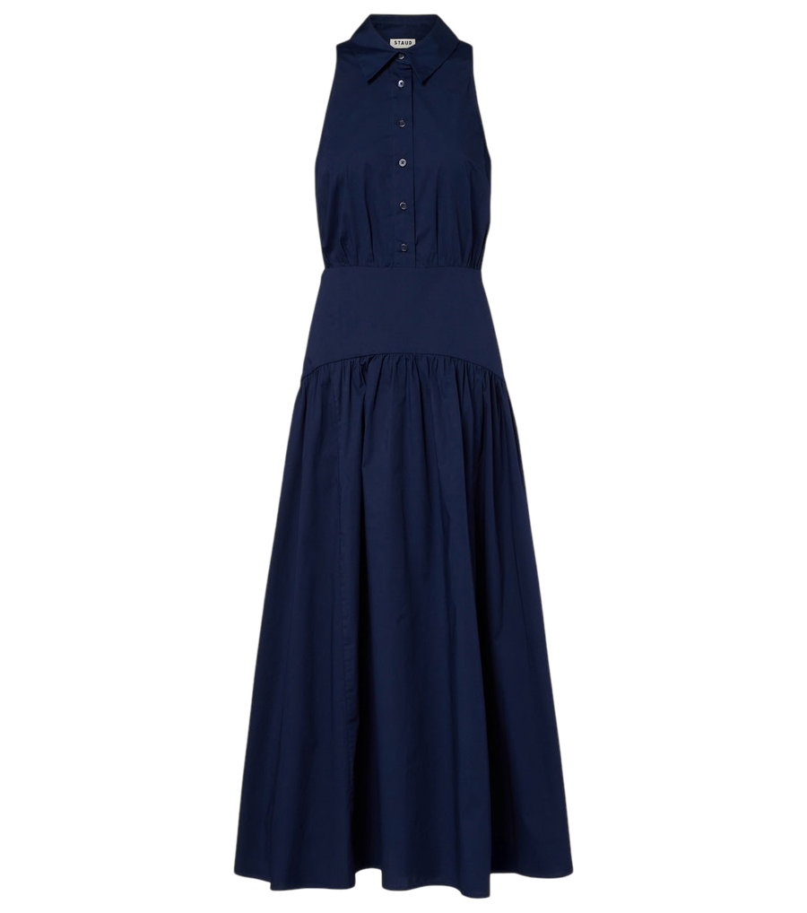 Staud Romy cotton midi dress
