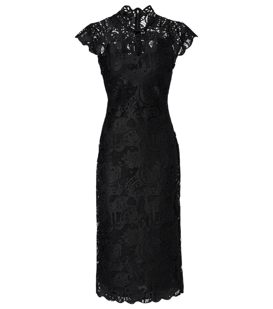 Staud Rosaline guipure lace cocktail dress