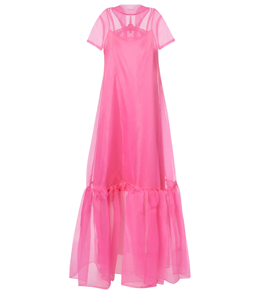 Staud Tiered tulle gown