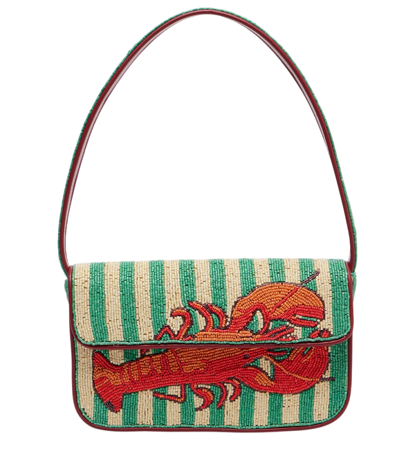 Staud Tommy beaded shoulder bag
