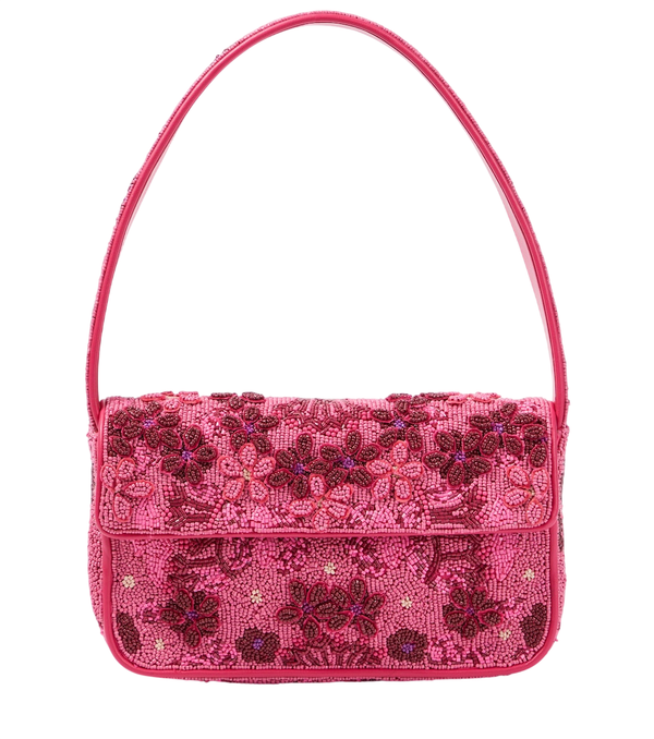 Staud Tommy beaded shoulder bag