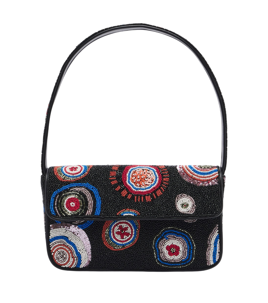 Staud Tommy Small beaded shoulder bag