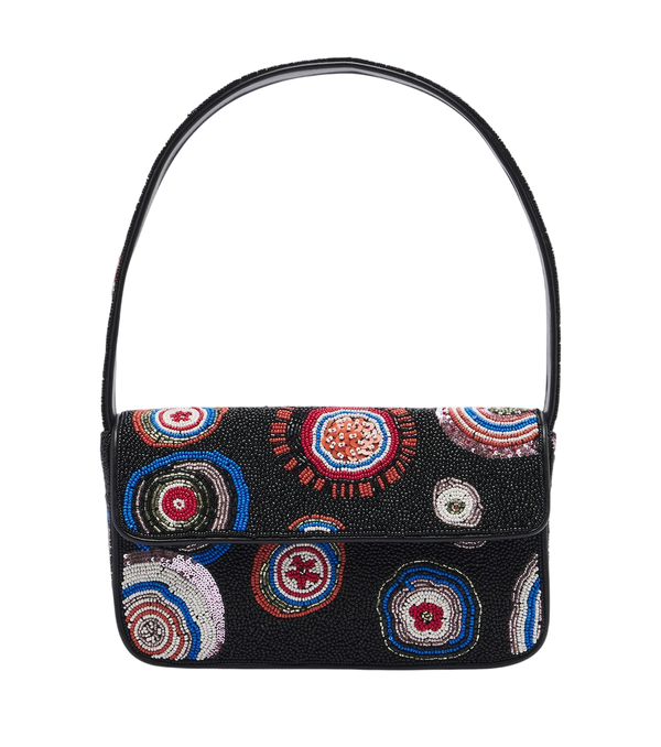 Staud Tommy Small beaded shoulder bag