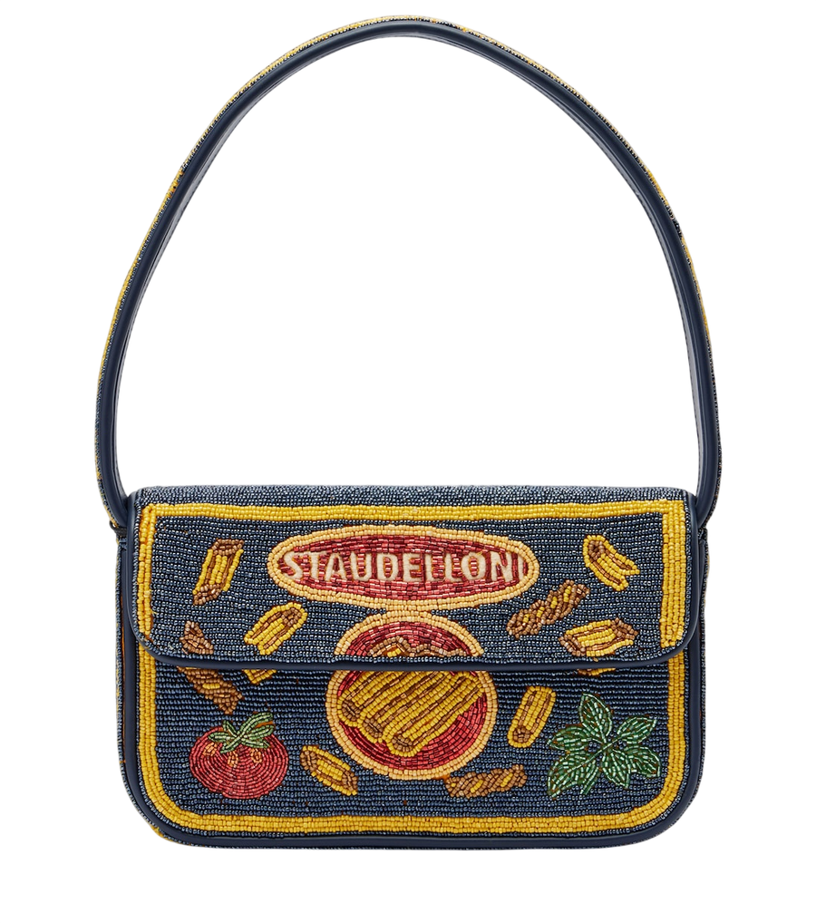 Staud Tommy Small beaded shoulder bag
