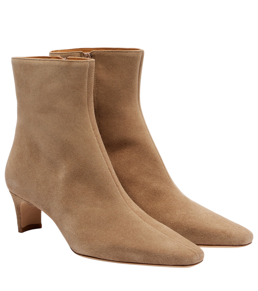 Staud Wally 55 suede ankle boots