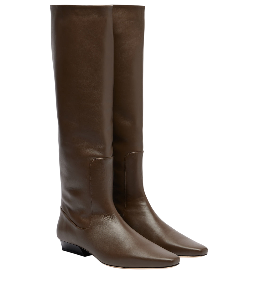 Staud Wally leather knee-high boots