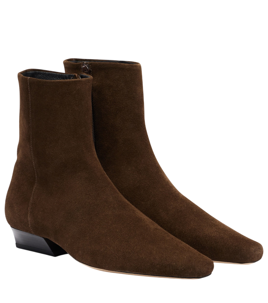 Staud Wally suede ankle boots