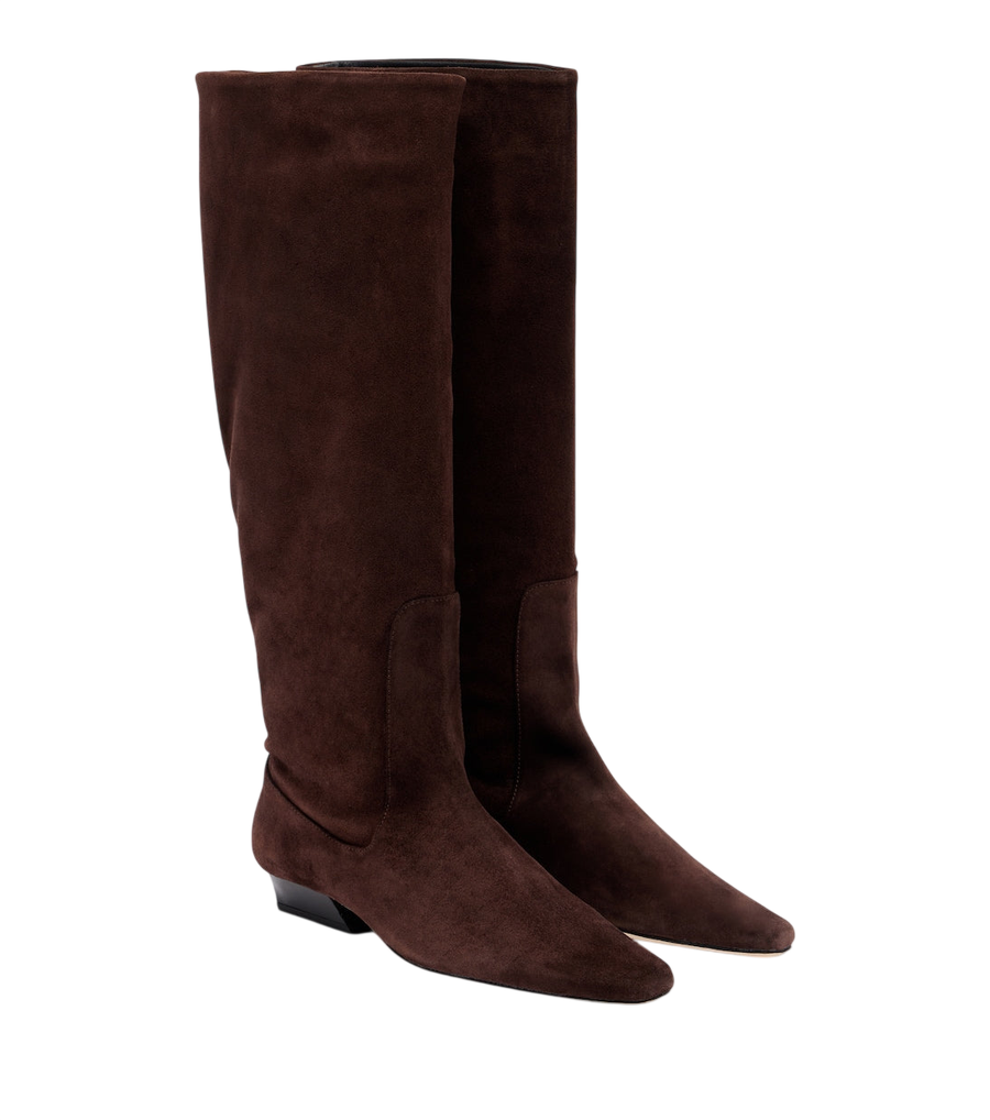 Staud Wally suede knee-high boots