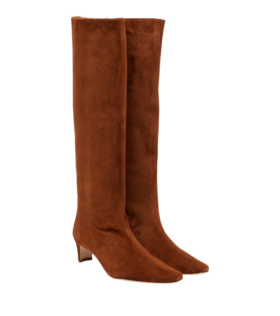 Staud Wally suede knee-high boots