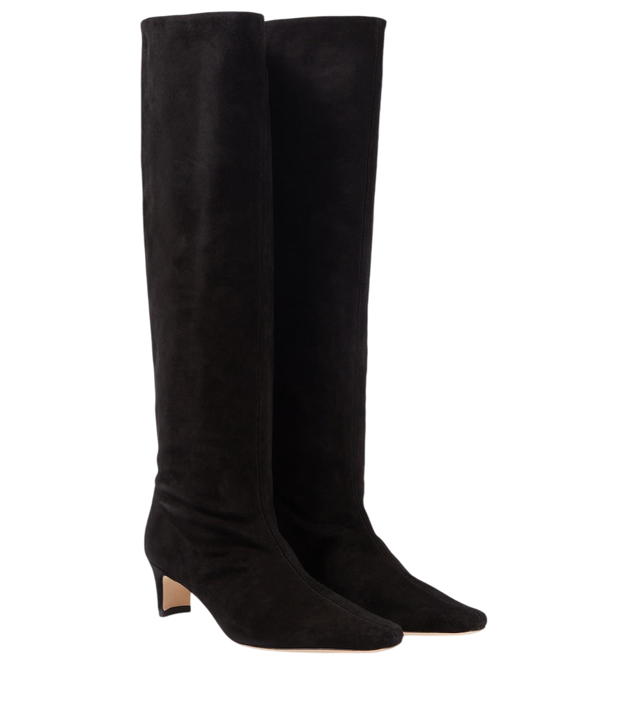 Staud Wally suede knee-high boots