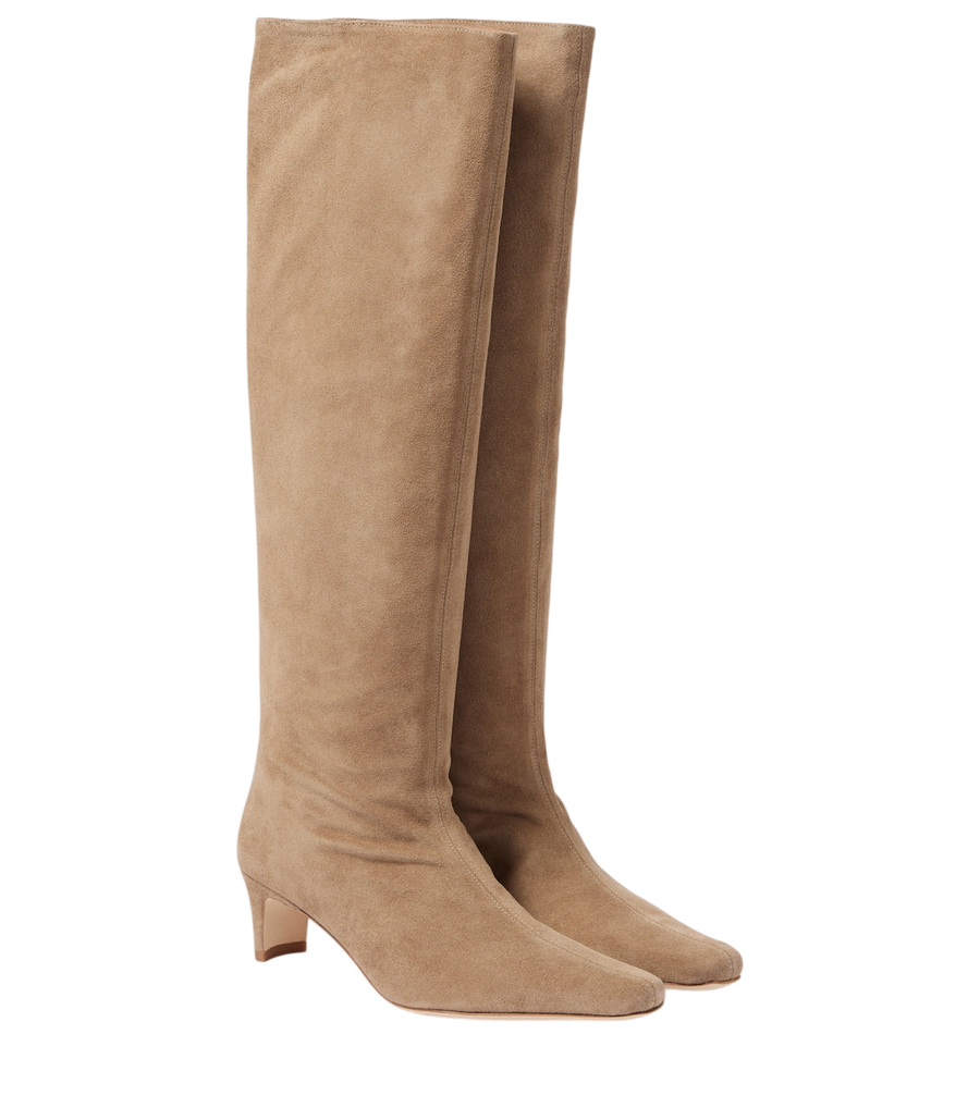Staud Wally suede knee-high boots