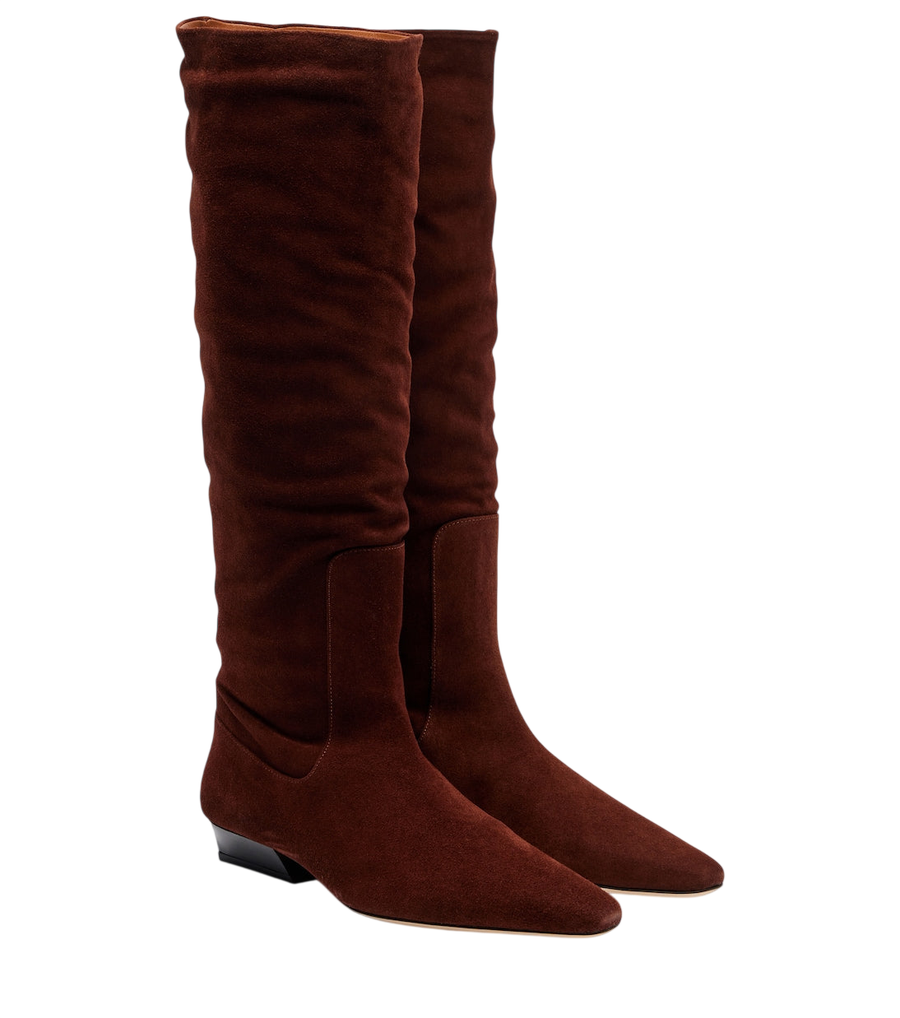 Staud Wally suede knee-high boots