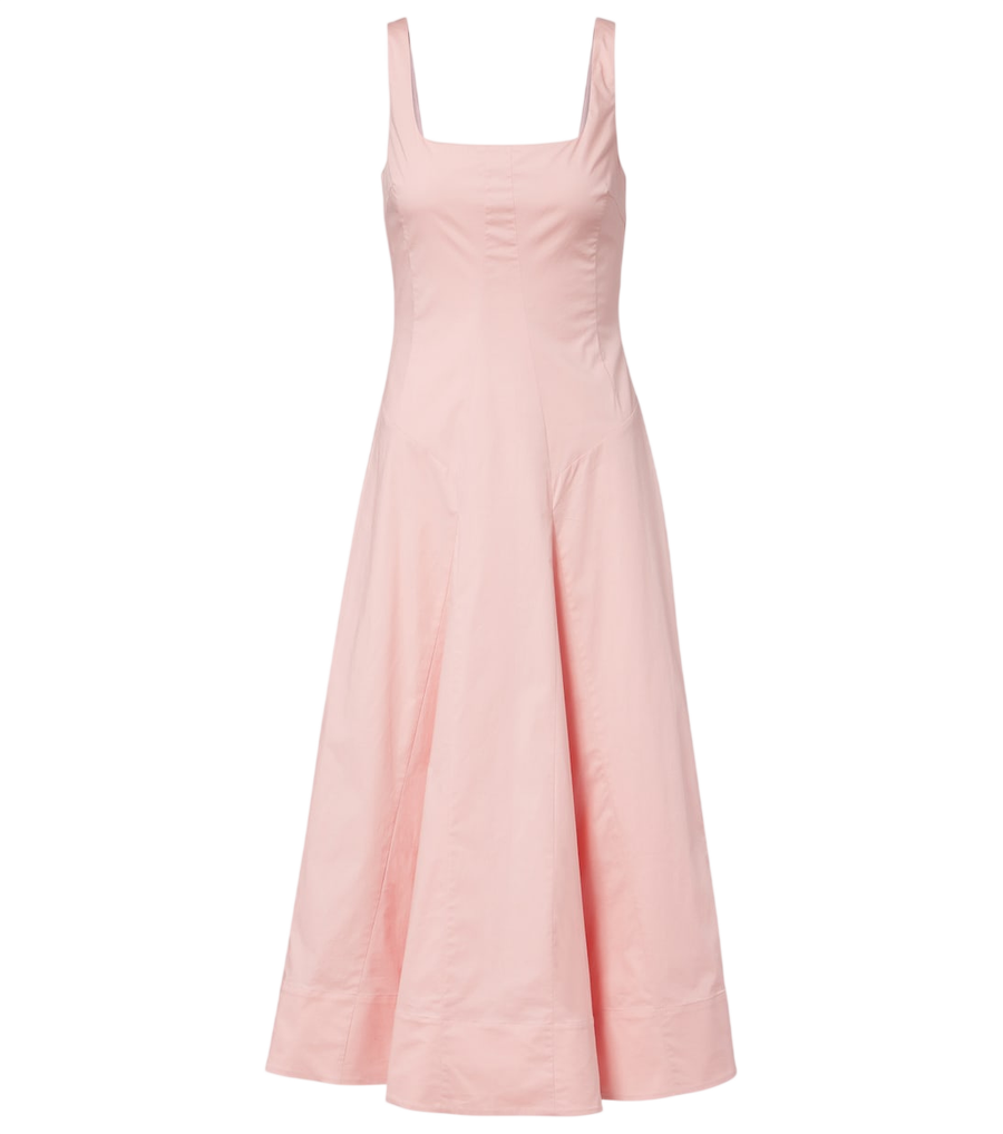 Staud Willow cotton midi dress