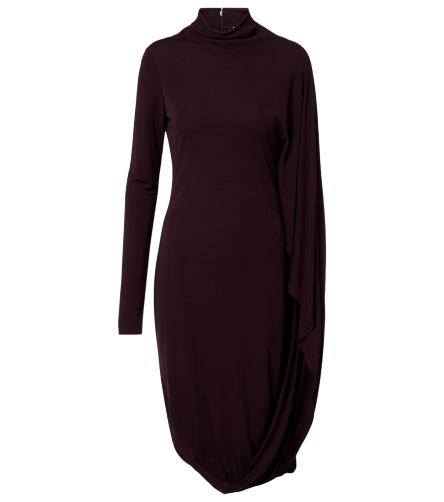 Mini-robe cape en jersey crêpe Stella McCartney