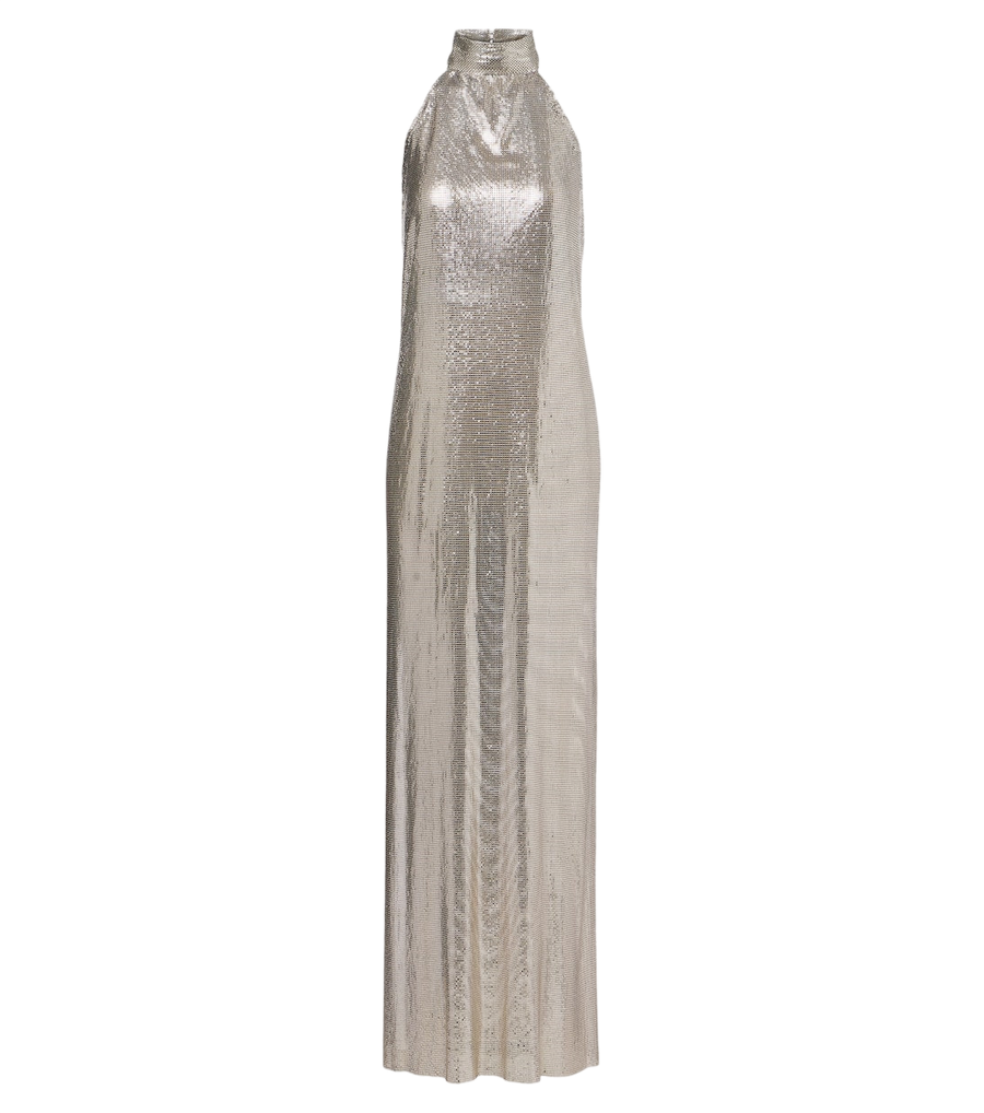 Stella McCartney Chainmail halterneck gown