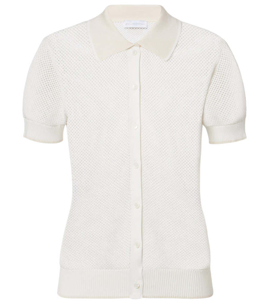 Polo en coton crocheté Stella McCartney