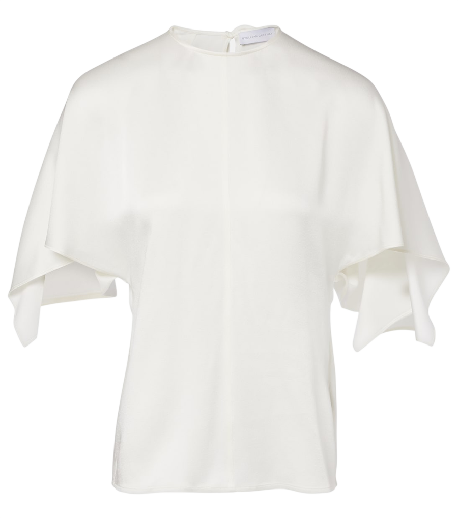Haut dos nu en satin Stella McCartney