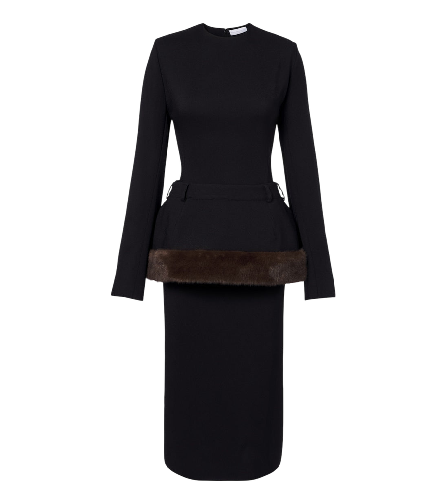 Stella McCartney Peplum midi dress