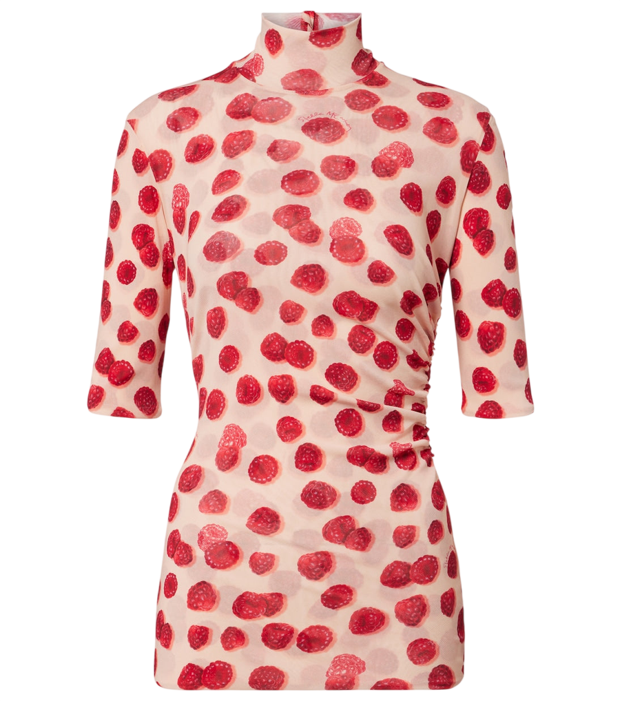 Camiseta de malla estampada de Stella McCartney