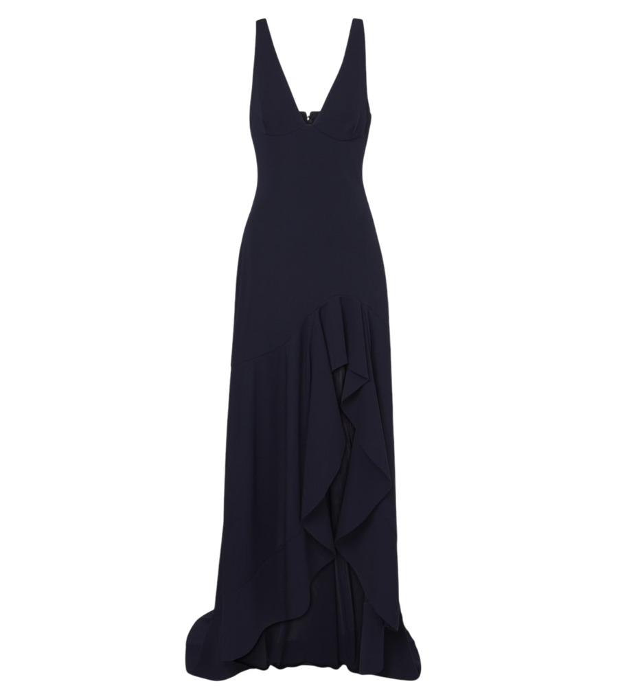 Stella McCartney Ruffled georgette gown