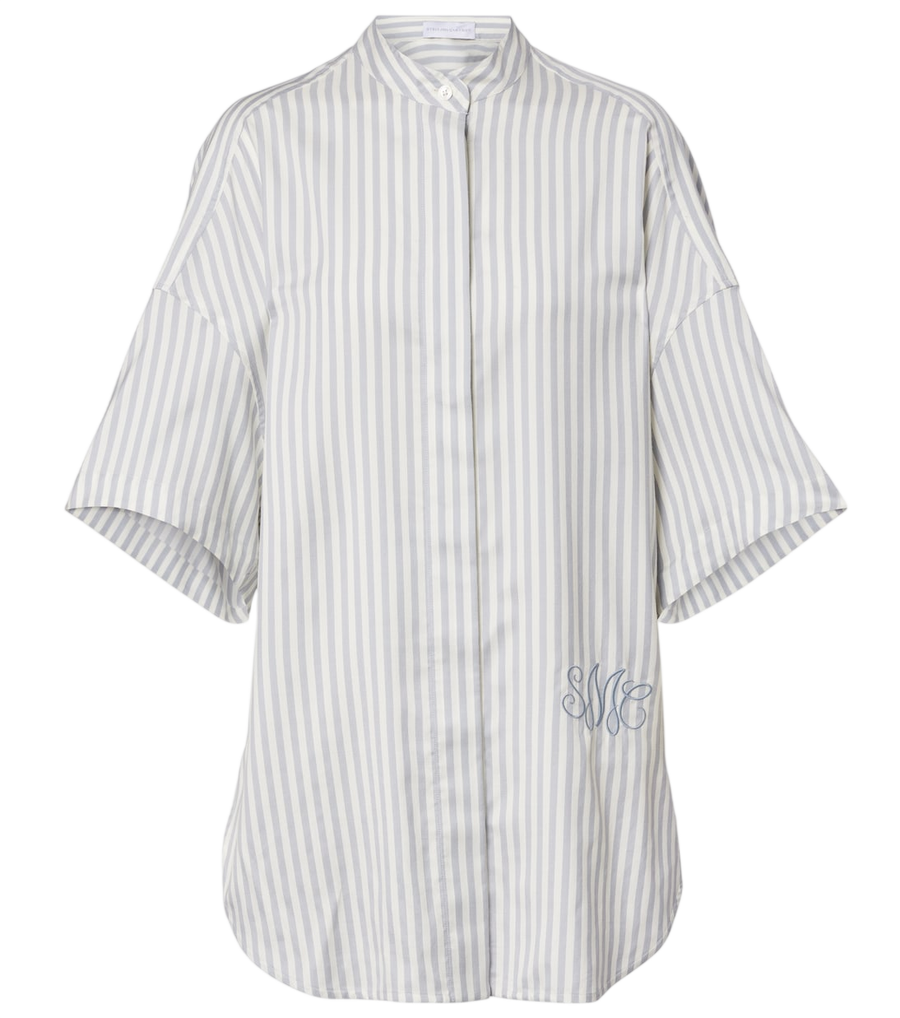 Stella McCartney Striped silk and wool shirt