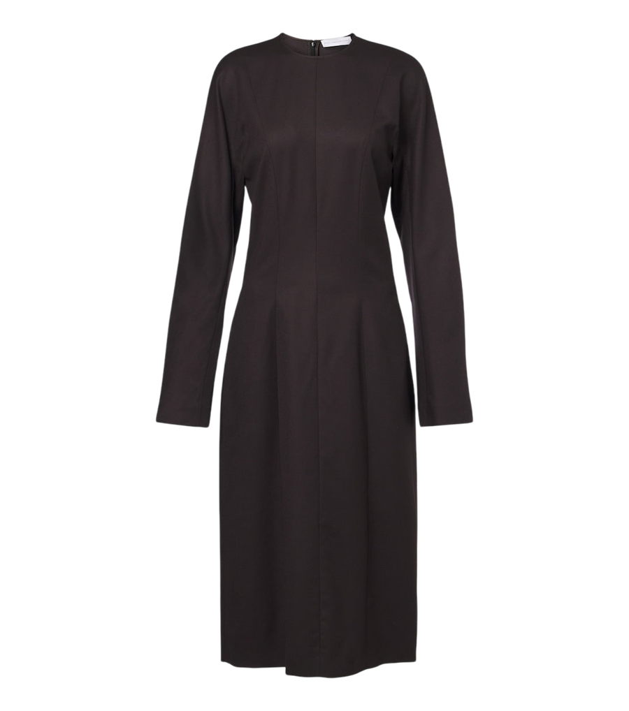 Stella McCartney Wool flannel midi dress