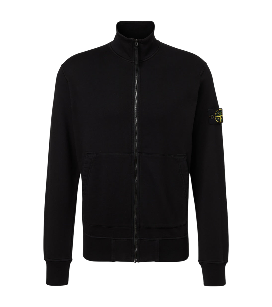 Stone Island Compass cotton half-zip sweater