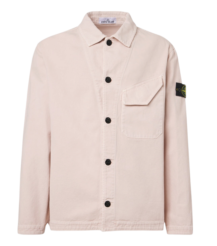 Stone Island Compass cotton overshirt