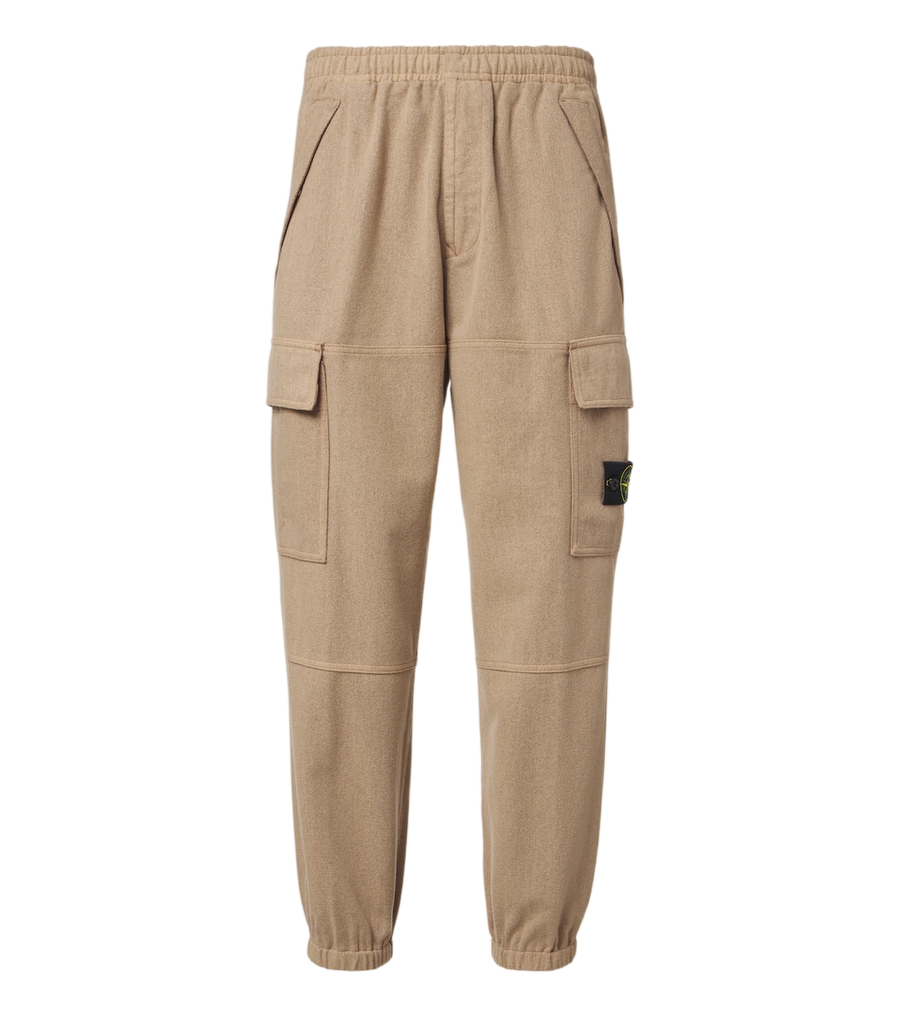 Stone Island Compass wool-blend tapered pants
