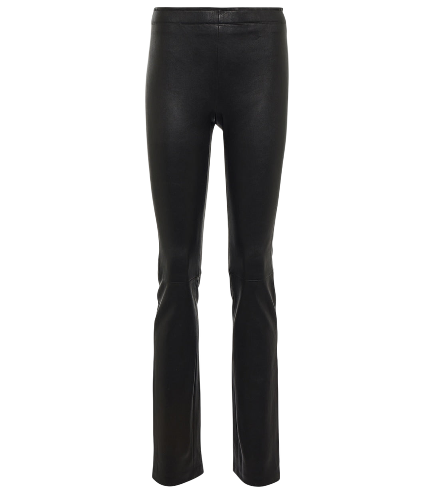 Stouls Cropped leather trousers