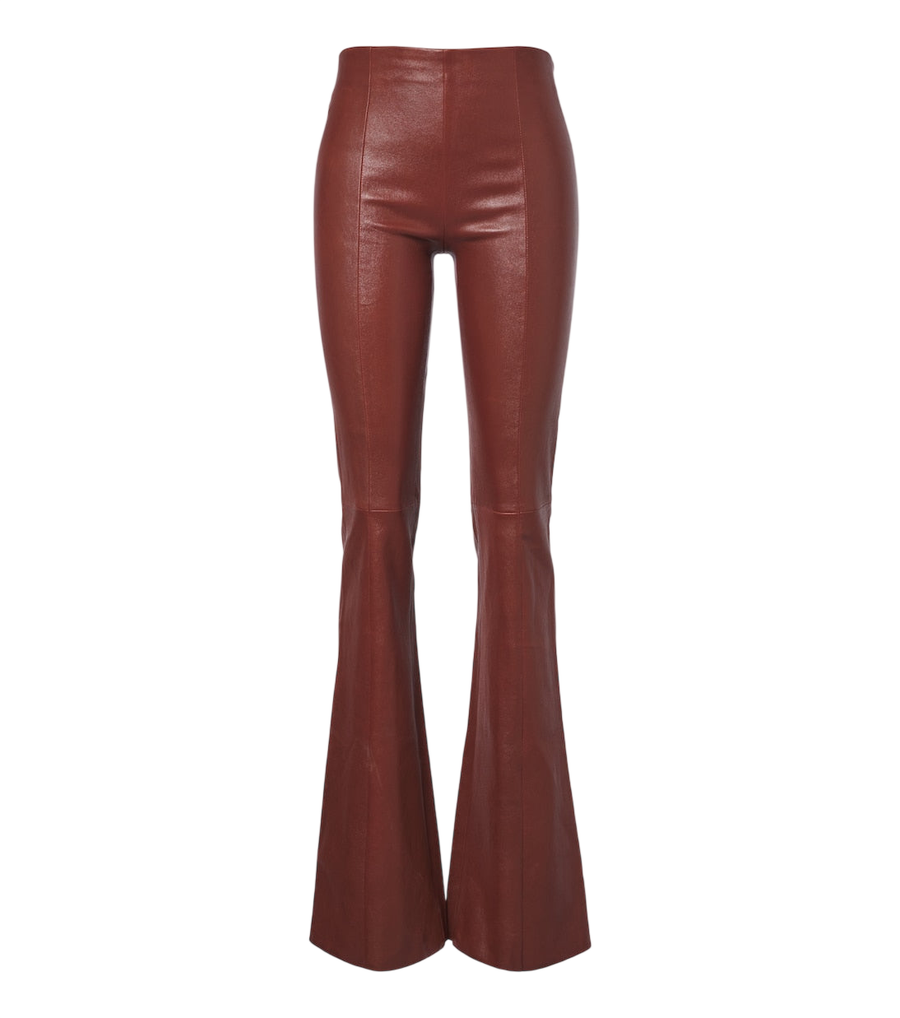 Stouls Gege leather flared pants