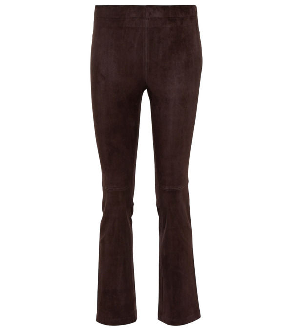 Stouls JP Twenty mid-rise bootcut suede pants