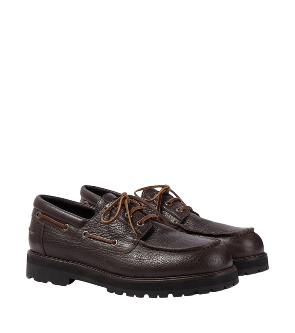 Studio Nicholson Guston leather boat shoes