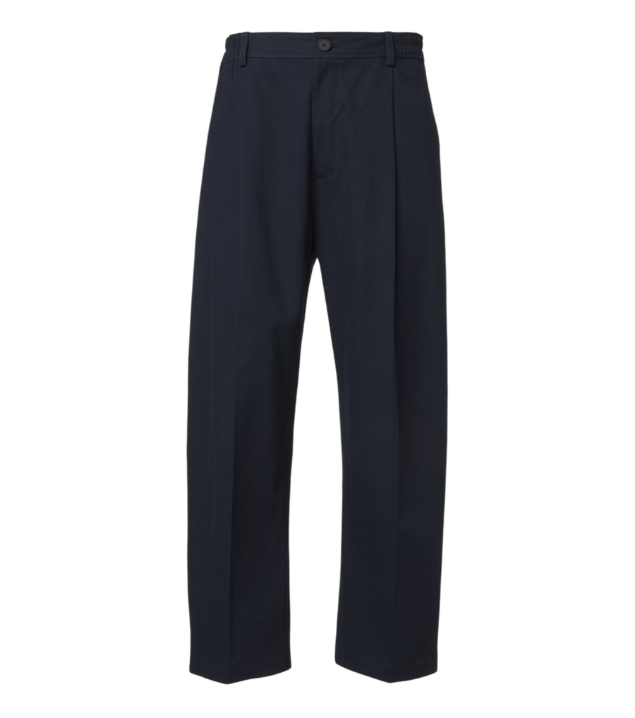 Studio Nicholson Shire pleated cotton wide-leg pants