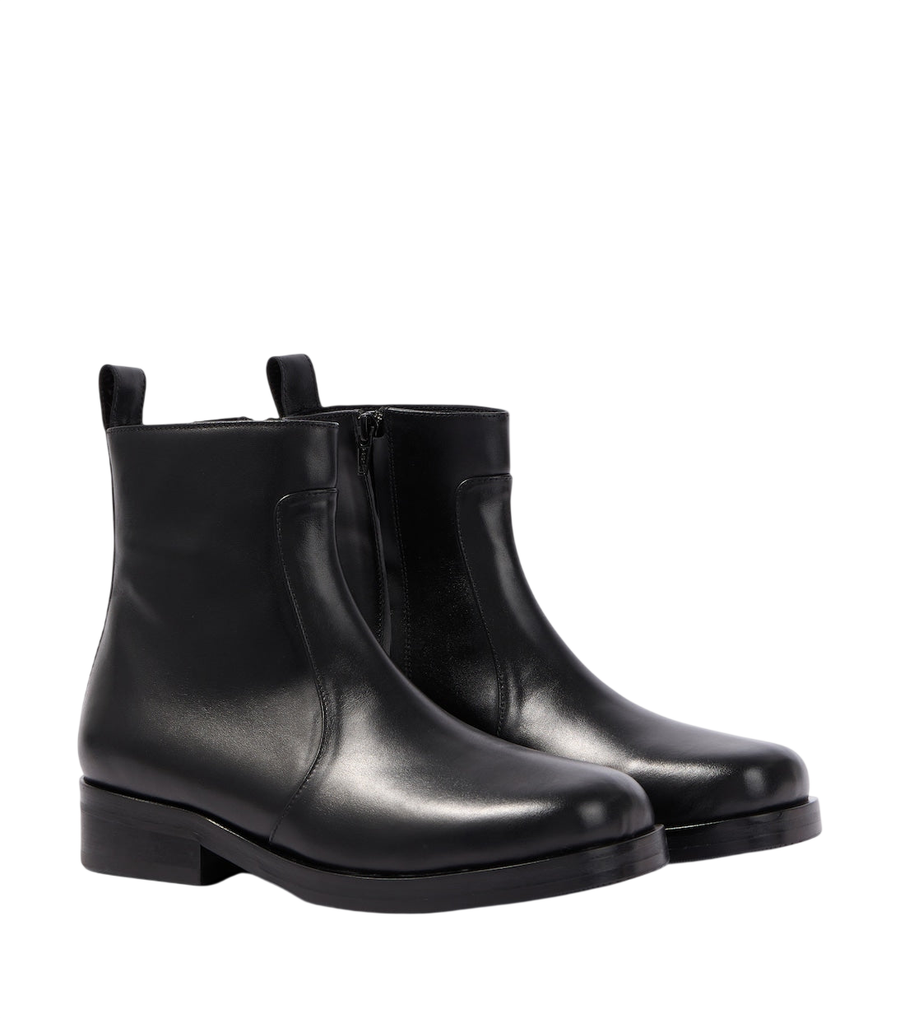 Studio Nicholson Square leather ankle boots