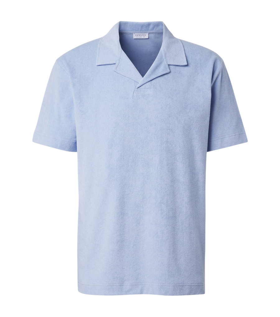 Sunspel Cotton terry polo shirt