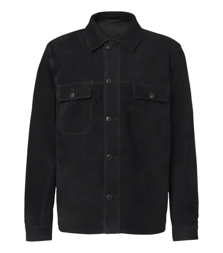 Sunspel Suede overshirt