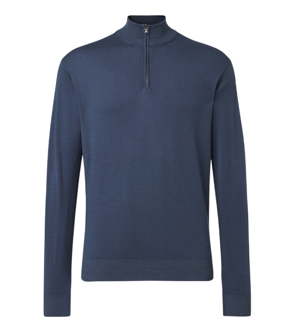 Sunspel Wool half-zip sweater
