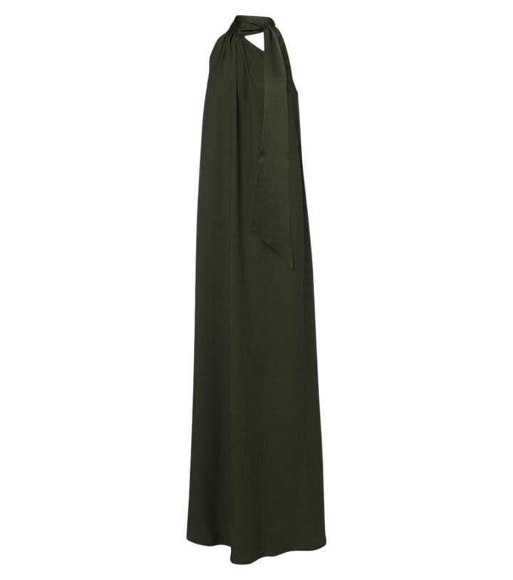 Taller Marmo Astor scarf-detail one-shoulder gown [white-bg-v2:4121e967-56ae-4145-ac0e-f4f81da9281f]