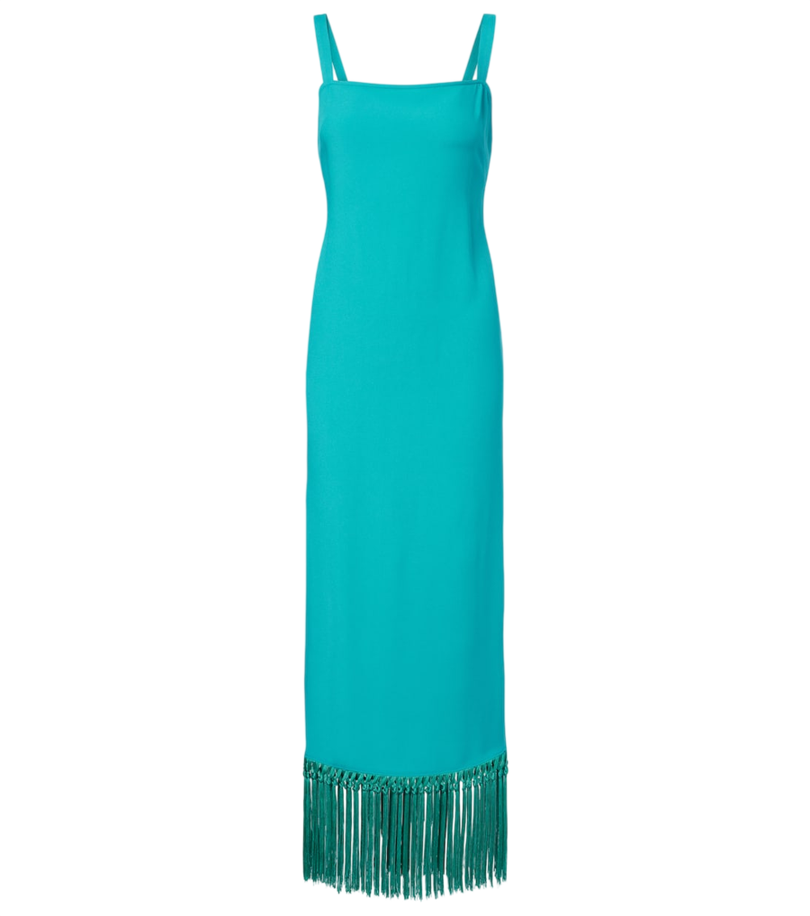 Vestido midi Taller Marmo Palermo com franjas