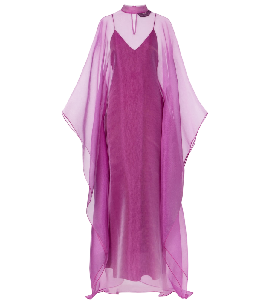 Vestido de organza semitransparente Sphinx de Taller Marmo