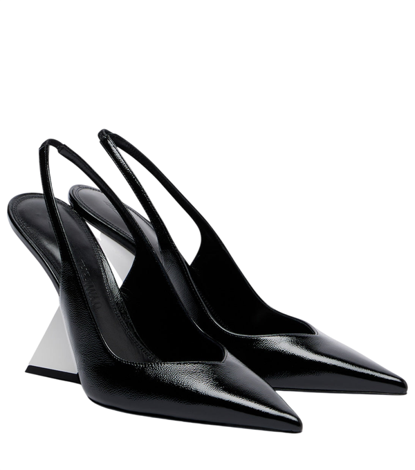 The Attico Cheope leather pumps