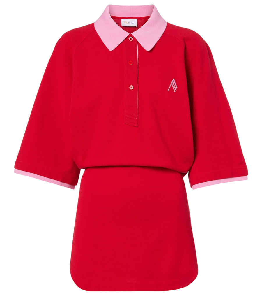 Vestido polo de algodón de The Attico