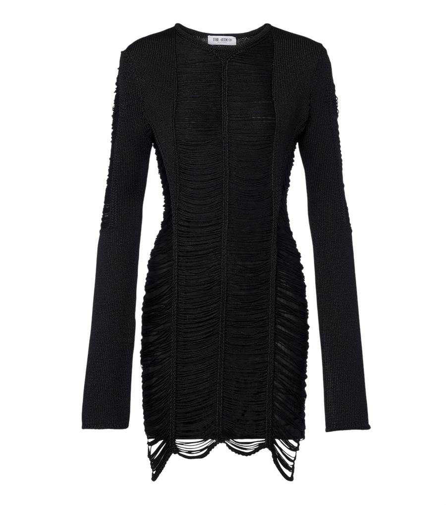 The Attico Fringed minidress