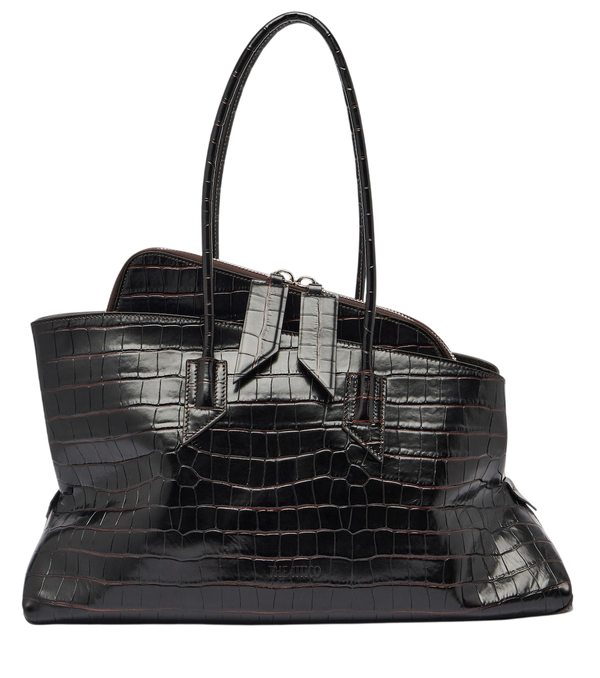 The Attico La Passeggiata Medium leather tote