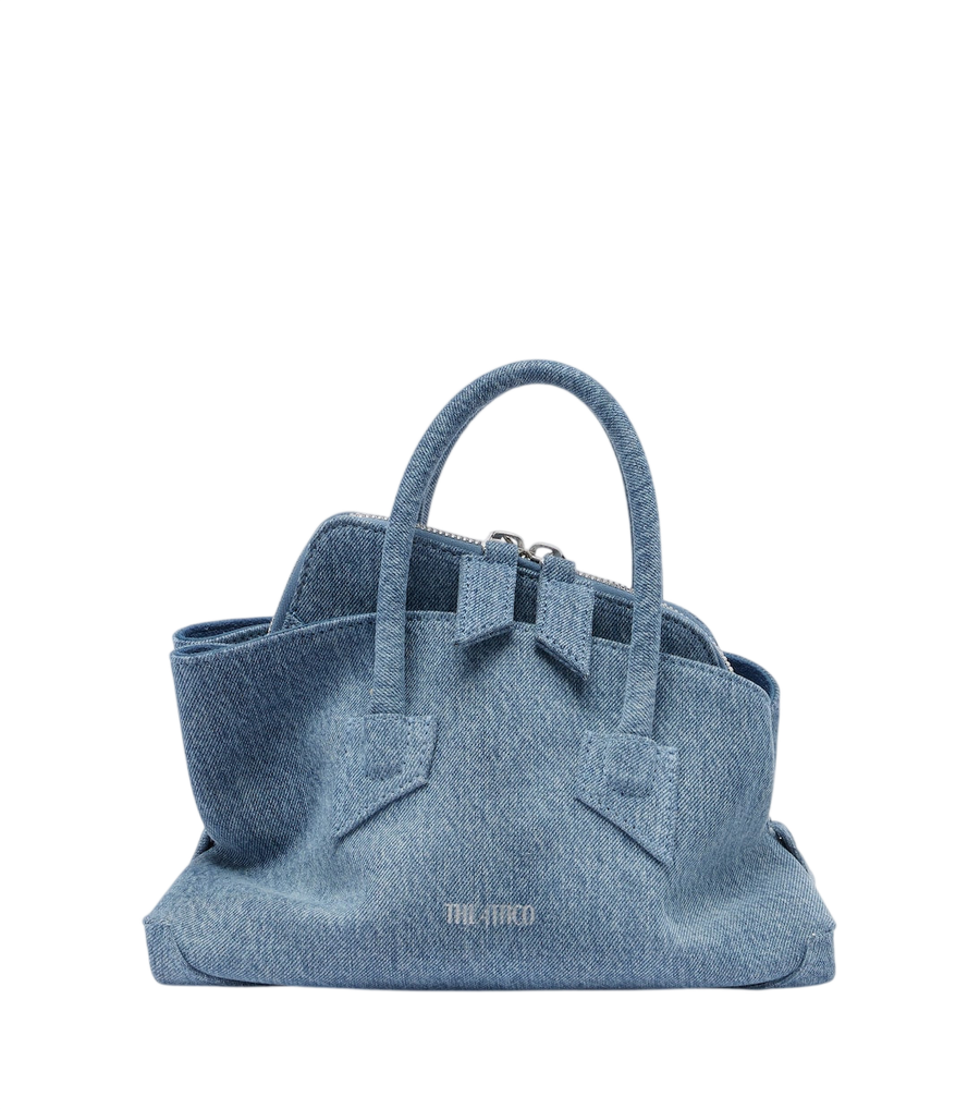 Mini sac à main La Passeggiata en jean de The Attico